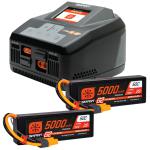 SPMXPSS550I - Smart Powerstage 4S Surface Bundle: (2) G2 5000mAh 2S LiPo I