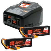 SPMXPSS550I - Smart Powerstage 4S Surface Bundle: (2) G2 5000mAh 2S LiPo I
