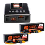 SPMXPSS800I - Spektrum Smart Powerstage 8S Surface Bundle: 2x G2 5000mAh 4S LiPo IC5 & S250 Charger