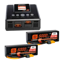 SPMXPSS800I - Spektrum Smart Powerstage 8S Surface Bundle: 2x G2 5000mAh 4S LiPo IC5 & S250 Charger