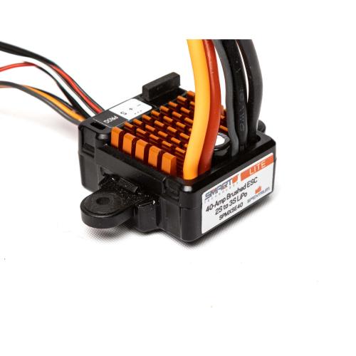 SPMXSE40 - Firma 40A Lite Brushed Smart ESC. 2S-3S: IC3 Spektrum SPMXSE40