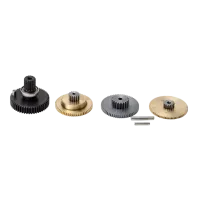 SX-SG-SV0235MG - SAVOeX SV-0235MG servo gear INCL. ball bearing