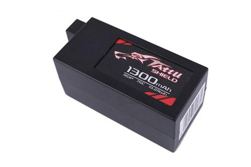 TA-75C-1300-4S1P-HC - Tattu 1300mAh 14.8V 75C 4S1P Hardcase LIPO GENS ACE TA-75C-1300-4S1P-HC