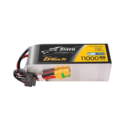 TAA11K6S25HVX - Tattu 11.000 mAh. 22.8 V. HV. 25C. 6S1P LiPo-Akku TAA11K6S25HVX