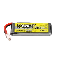 TAA3001S95BT - Tattu 300 mAh. 3.8 V. 95 C. 1S1P HV-Lipo-Akku