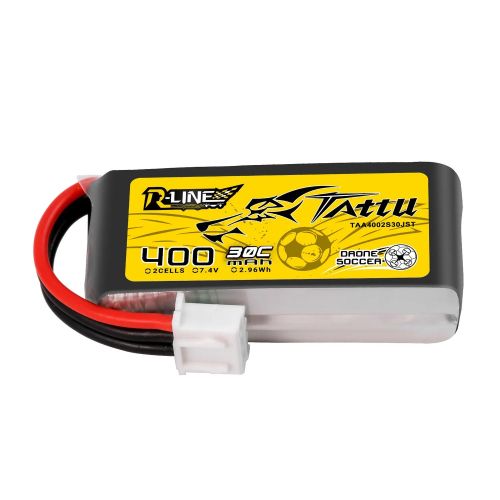 TAA4002S30JST - Tattu 400mAh 2S 30C 7.4V Lipo Akku GENS ACE TAA4002S30JST