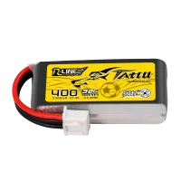 TAA4002S30JST - Tattu 400mAh 2S 30C 7.4V LiPo battery with JST-XHR connector