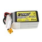 TAA6506S95XT3 - Tattu R-Line 650 mAh. 95C. 22.2 V. 6S1P LiPo-Akku mit XT30U-F-Stecker