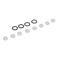TLR243024 - TLR: X Ringe. Dichtung StoSzdaempferendkappe unten alle 8IGHT