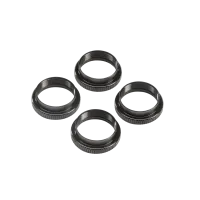 TLR243045 - 16mm Shock Nuts & O-rings (4): 8X