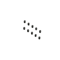 TLR245014 - Cup Point Set Screws. M2.5x3mm (10)