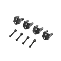 TLR314010 - Aluminum Upper Shock Mount. Black: Mini LMT (4)