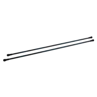 TPA40410XX - Tail boom support set carbon (8mm) - Black