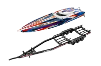 TRX103076-4-ORNG-SET1 - Traxxas SPARTAN SR orange mit Anhaenger