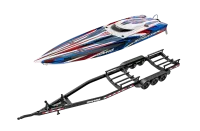 TRX103076-4-RED-SET1 - Traxxas SPARTAN SR rot mit Anhaenger