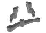 TRX10743-GRAY - Steering linkage. 6061-T6 aluminium. grey