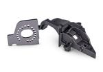 TRX10769R - Grey aluminium engine plate & gearbox cover