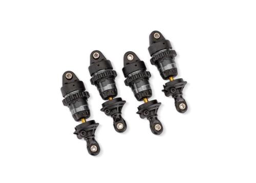 TRX10865-GRAY - Mini GTR Alu-Daempfer grau kurz (4) Traxxas TRX10865-GRAY