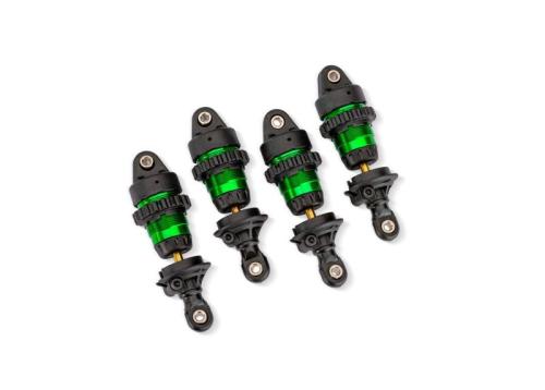 TRX10865-GRN - Mini GTR Alu-Daempfer gruen kurz (4) Traxxas TRX10865-GRN