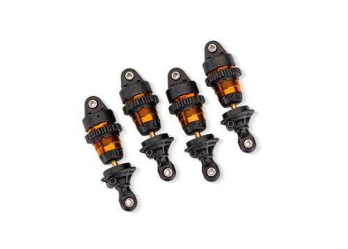 TRX10865-ORNG - Mini GTR Alu-Daempfer orange kurz (4) Traxxas TRX10865-ORNG