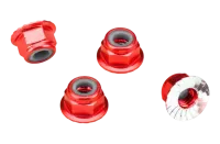 TRX1747A - Traxxas Muttern 4mm red mit Flansch
