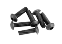 TRX2577 - Halbrundkopfschrauben (3x10mm) Innensechskant (6)