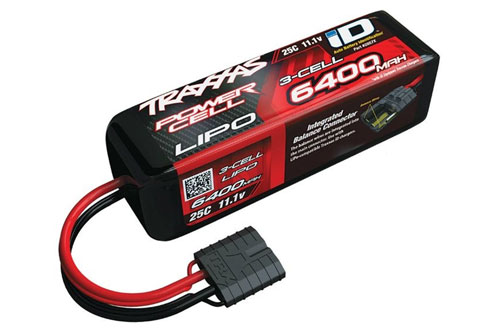 TRX2857X - LiPo Power Cell 6400mAh 11.1V 3s 25C (mit ID) Traxxas TRX2857X