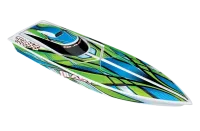 TRX38104-8GRN - BLAST weiSz_gruen 23-Zoll Rennboot Brushed inkl. Akku & Lader