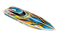 TRX38104-8ORNG - BLAST weiSz_orange 23-Zoll Rennboot Brushed inkl. Akku & Lader