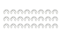 TRX5150 - E-Clips. 1.5mm (24)