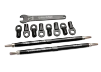 TRX5338A - Spurstange li_re Aluminium 128mm schwarz (2)