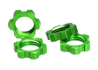 TRX5353A - Radmutter 17mm (4) gruen eloxiert