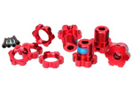 TRX5353R - Radmutter_Radmitnehmer 17mm (4) rot eloxiert