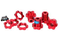TRX5353R - Radmutter_Radmitnehmer 17mm (4) rot eloxiert