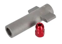 TRX5526R - Antennenmutter Alu rot eloxiert
