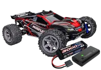 TRX67164-4ZRED - TRAXXAS Rustler 4x4 BL-2S Stadium-Truck RTR red 1:10