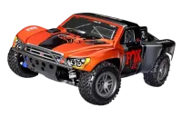 TRX68154-4FOX - TRAXXAS Slash 4x4 BL-2S FOX Short-Course RTR 1:10