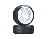 TRX7372R - Raeder komplett (2). Reifen BFG Soft_Felge Rally