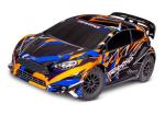 TRX74276-4-ORNG - Traxxas Ford Fiesta ST Rally 4x4 VXL RTR orange