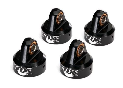 TRX8456 - Daempfer-Kappen Fox Alu schwarz (4) Traxxas TRX8456