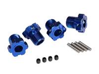 TRX8654 - Radmitnehmer 17mm splined blau eloxiert (4 Stk.)