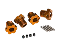 TRX8654A - Radmitnehmer 17mm splined orange eloxiert (4 Stk.)
