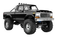 TRX97044-1BLK - TRXAXXAS 4M Ford F150 4x4 Lifted Crawler RTR Brushed. black 1:18