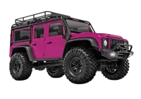 TRX97054-1-PINK - Traxxas TRX-4M Land Rover Defender RTR pink 1:18