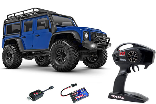 TRX97054-1BLUE - Traxxas TRX-4M Land Rover Defender 1_18 RTR blau TRX97054-1BLUE