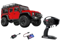 TRX97054-1RED - Traxxas TRX-4M Land Rover Defender RTR red 1:18