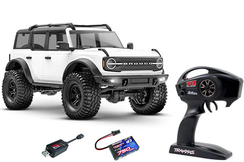 TRX97074-1WHT - TRX-4M Ford Bronco 4x4 RTR 1_18 4WD Scale-Crawler weiSz Traxxas TRX97074-1WHT