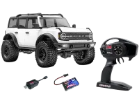 TRX97074-1WHT - TRXAXXAS-4M Ford Bronco 4x4 RTR 4WD Scale-Crawler weiSz 1:18