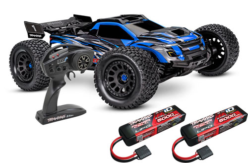 TRX78086-4BLUEC1 - TRAXXAS XRT 4x4 VXL blau RTR Akku Combo 1 TRX78086-4BLUEC1