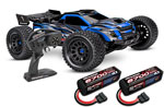 TRX78086-4BLUEC2 - TRAXXAS XRT 4x4 VXL blau RTR Akku Combo 2